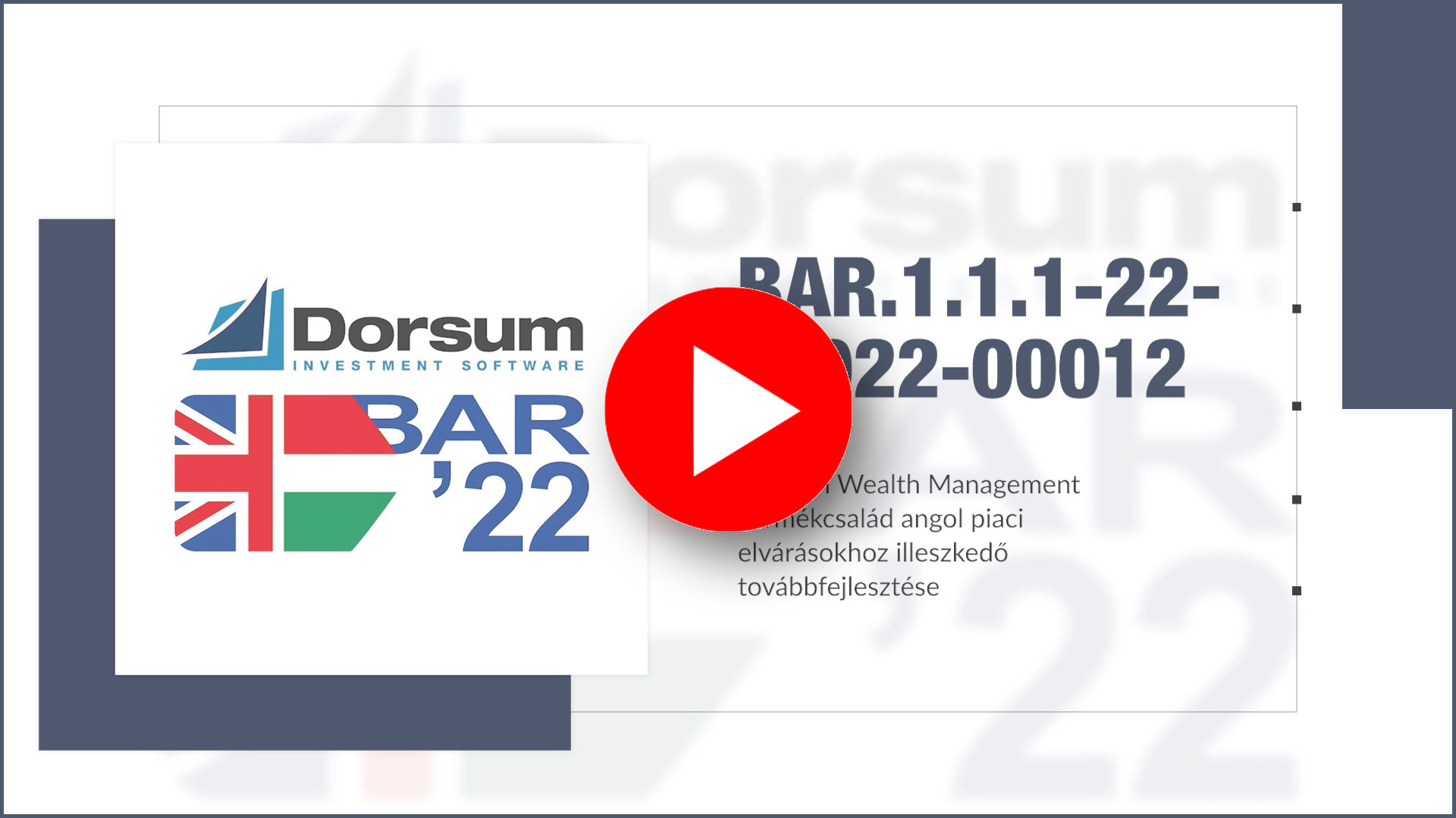 A Dorsum hamarosan zárja a BAR-1.1.1-22-2022-00012 projektet, az eredményeket videóban foglaltuk össze